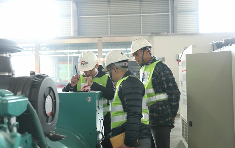 EMAC Asia Team Inspection goods at SinoGen Factory